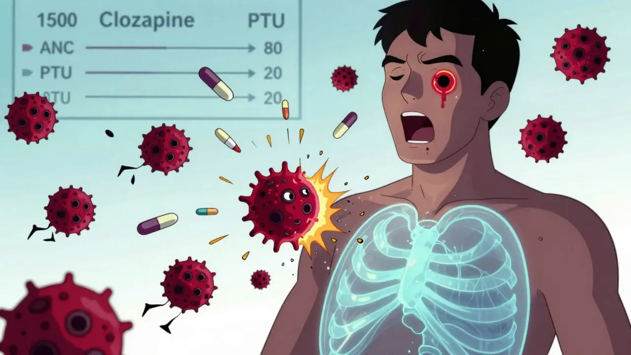 Medication-Induced Agranulocytosis: Infection Risks and Essential Monitoring Steps