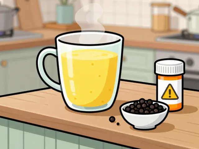 Turmeric and Black Pepper with Blood Thinners: Safety and Risks