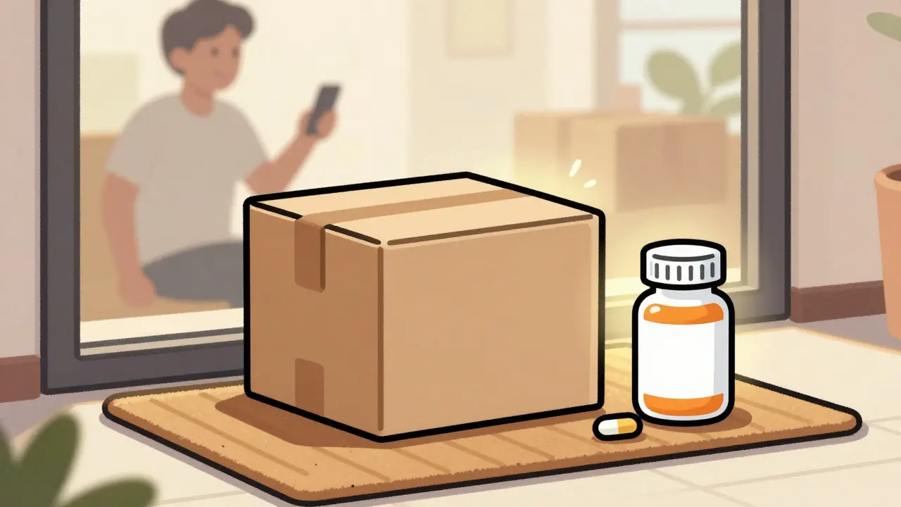 Discreet package delivery for generic medication