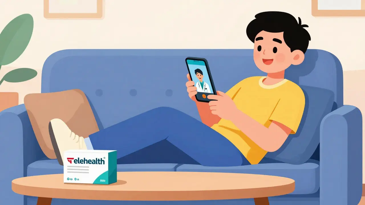 Telehealth consultation for affordable meds, Atoomstijl style